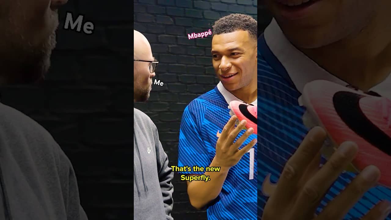 Mbappe STOLE my football boot...! 🤔