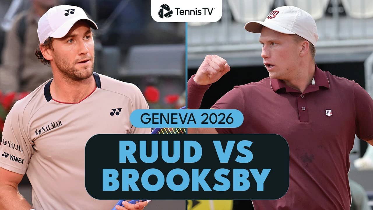 Entertaining Casper Ruud vs Jenson Brooksby Battle | Geneva 2026 Highlights