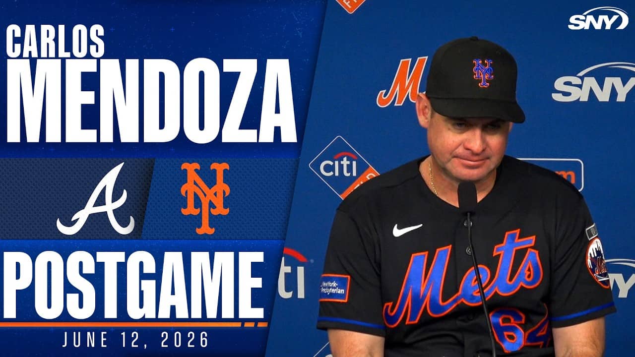 Carlos Mendoza on Mets' series-opening win against the Braves