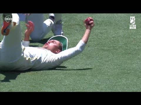 SCREAMER! Labuschagne's legendary slips catch | Men's Ashes 2025-26