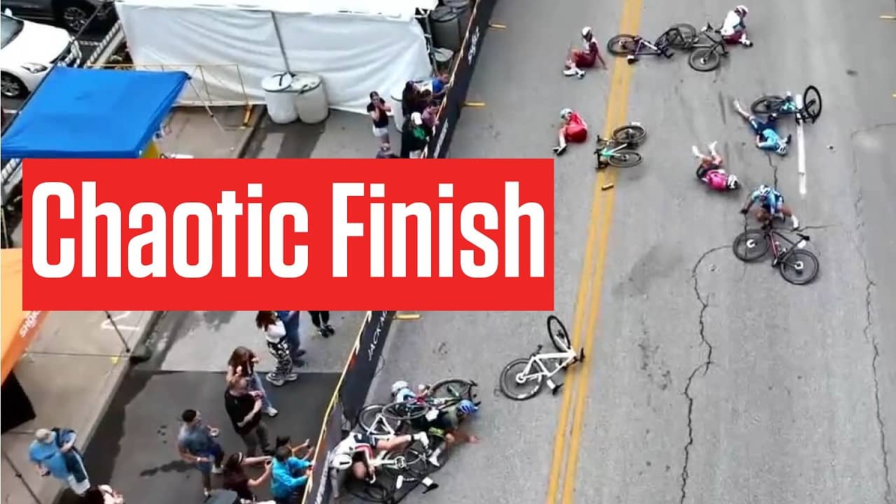Crash And Chaos In Criterium Finish At 2026 Pro Road Nationals