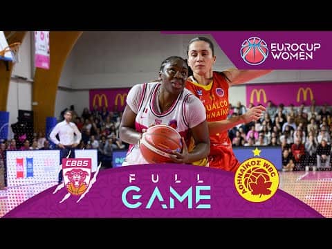 LIVE - Charnay Basket v Athinaikos Qualco | EuroCup Women 2025-26 | Regular Season