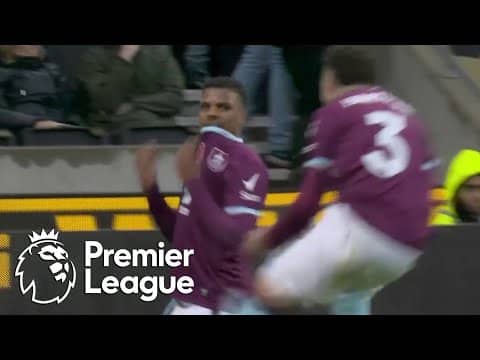 Lyle Foster's 95TH-MINUTE GOAL gives Burnley 3-2 lead over Wolves | Premier League | NBC Sports