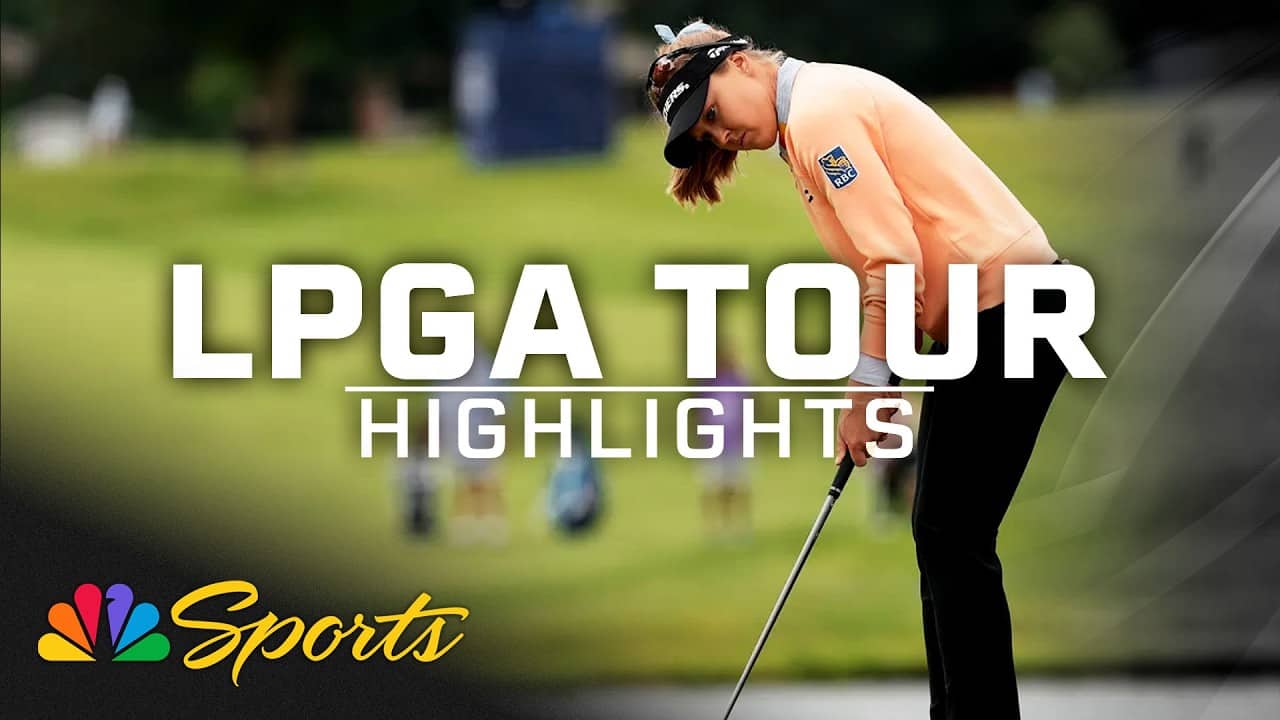 Brooke Henderson's nifty chip sets up birdie in Round 1 of KPMG Women's PGA | Golf on NBC Sports