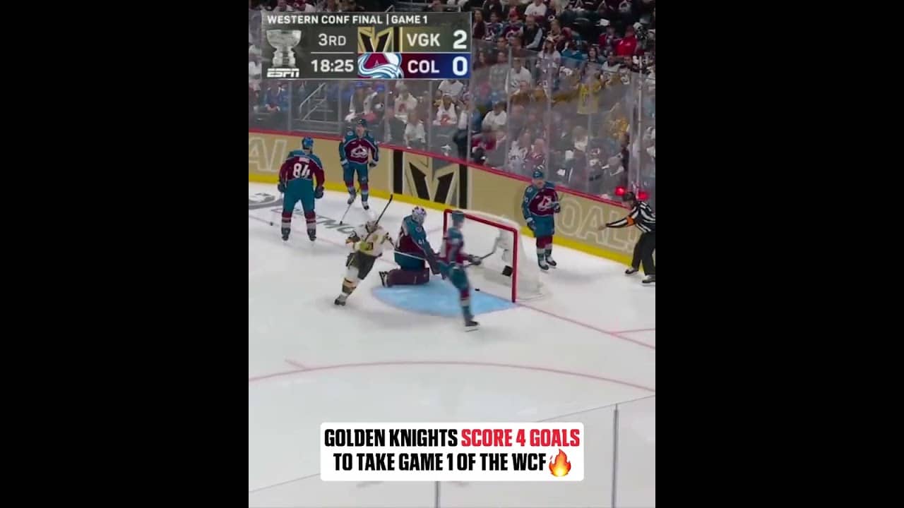 VEGAS UP 1-0 OVER COLORADO 😤