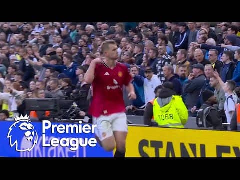 Man United's Matthijs de Ligt snatches 96TH-MINUTE EQUALIZER v. Spurs | Premier League | NBC Sports