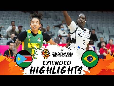 South Sudan 🇸🇸 v Brazil 🇧🇷 | Extended Highlights | #FIBAWWC 2026 Qualifying Tournament