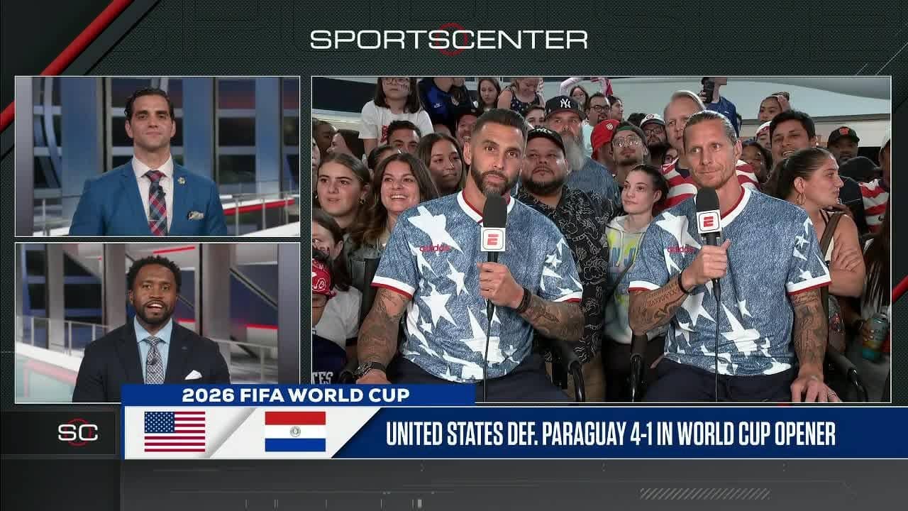 DOMINATION!🗣️ Kasey Keller dubs USA's win BEST EVER + Geoff Cameron & Brek Shea react | SportsCenter