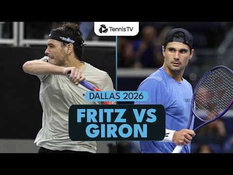 Taylor Fritz vs Marcos Giron INTENSE Match | Dallas 2026