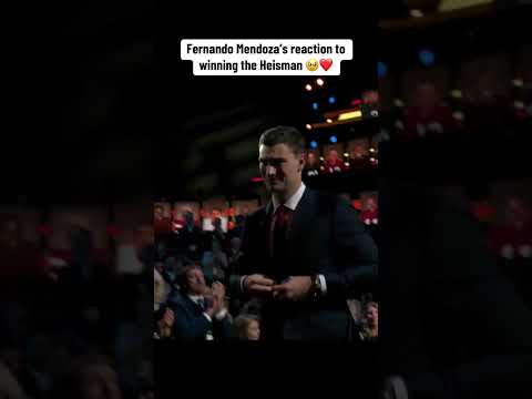 Fernando Mendoza wins the 2025 Heisman 🏆