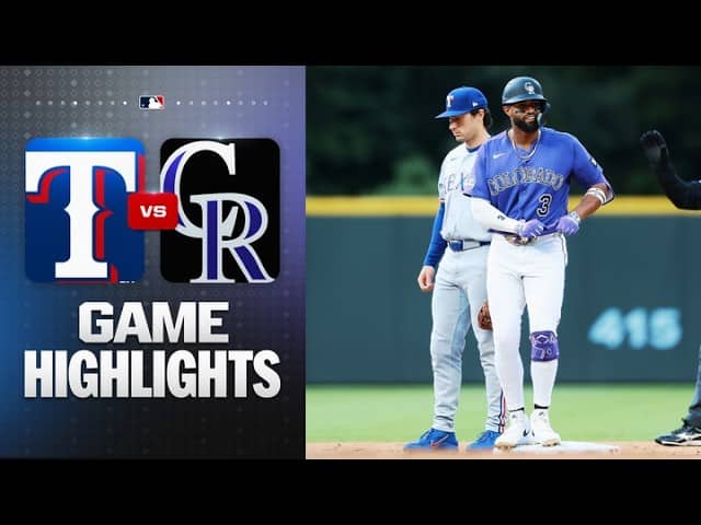 Rangers vs. Rockies Game Highlights (5/18/26) | MLB Highlights