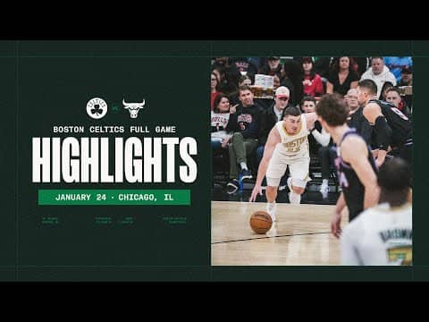 Boston Celtics fall 114-111 to Chicago Bulls at the United Center | Extended Highlights