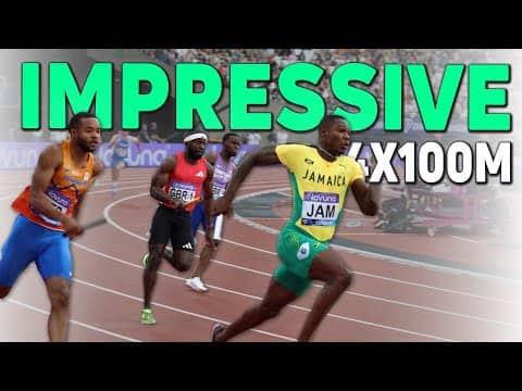 Team Jamaica Looks STRONG In 4x100m Relay at London Diamond League 2025.