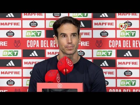 Íñigo Pérez tras el CD Yuncos 1 - Rayo Vallecano 6 en Copa del Rey