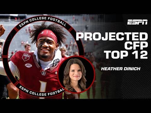 Heather Dinich’s Latest CFP Projections: Who’s In and Who’s Out?