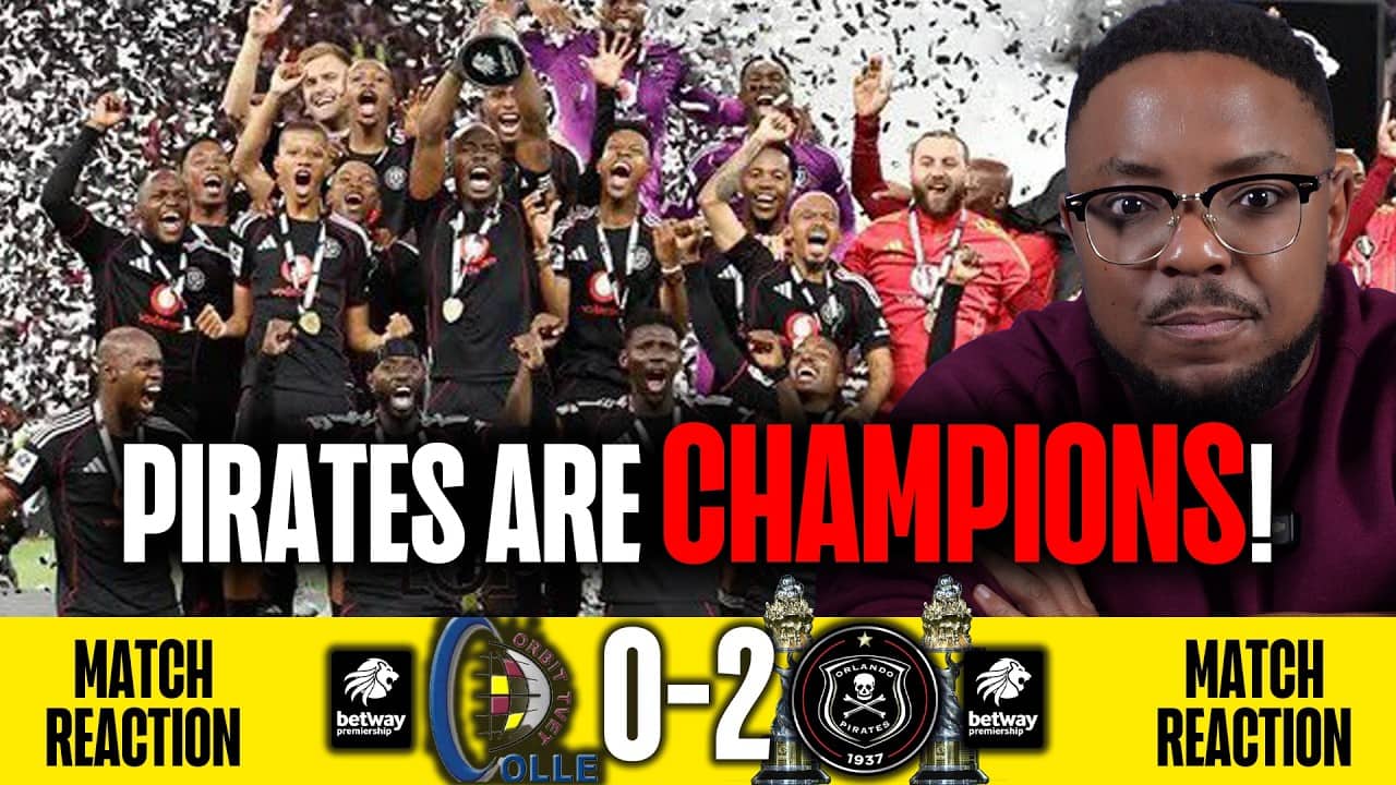 Ouaddou's Men WIN THE LEAGUE❗Orbit College 0-2 Orlando Pirates | #betwaypremiership