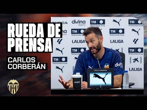 RUEDA DE PRENSA DE CARLOS CORBERÁN PREVIA AL SPORTING DE GIJÓN - VALENCIA CF