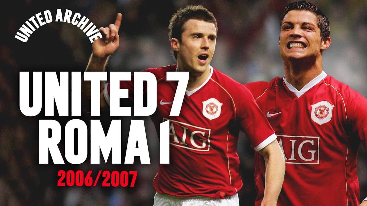 SEVEN United Goals At Old Trafford 🤩 | United v Roma | United Archive