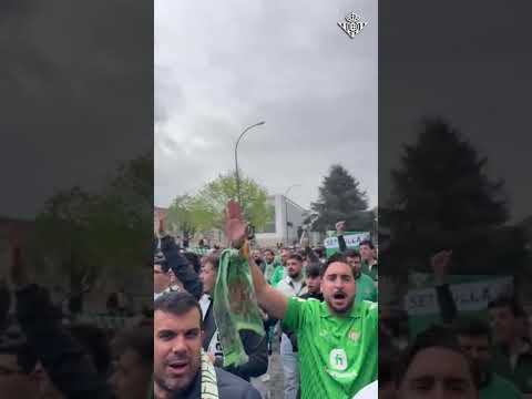 ¡El BETICISMO HA TOMADO BRAGA! 🔥 #shorts #realbetis