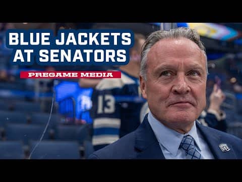 LET'S RUN IT RIGHT BACK! Blue Jackets Battle the Senators Tonight at 7:30 💪 | Pregame Media