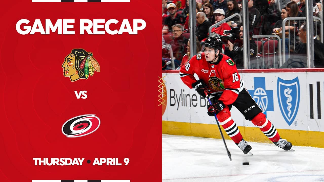 Blackhawks vs. Hurricanes Game Highlights | 4.9.26