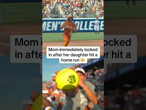 Kayden Henry's mom hit the scuba celly after her WCWS homer 😂