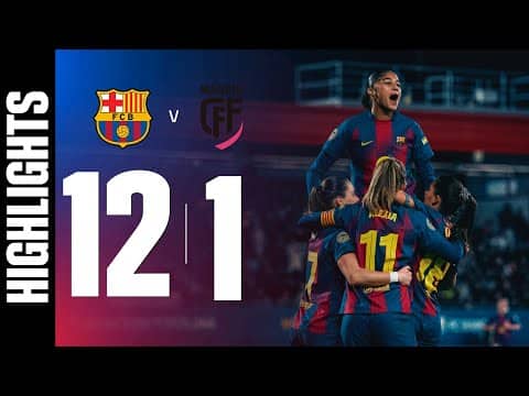 LIGA F | FC BARCELONA 12 vs 1 MADRID CFF🔵🔴