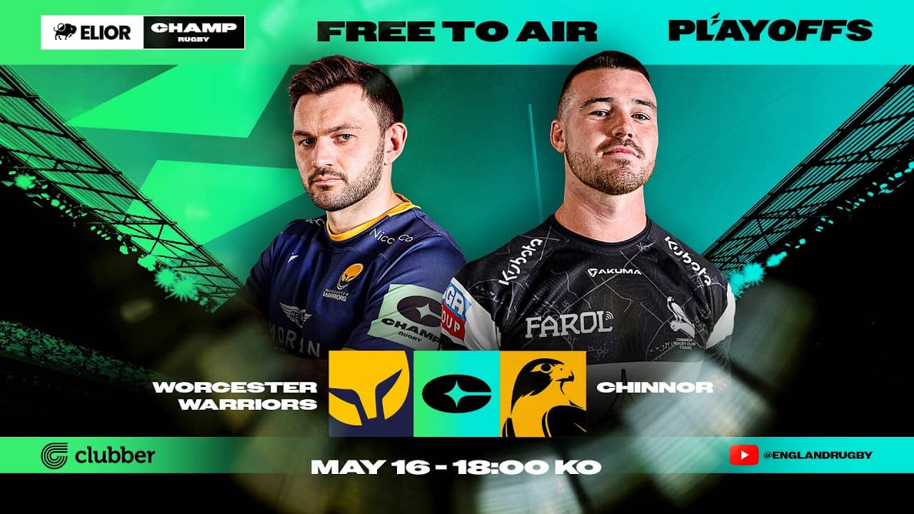 LIVE | Worcester Warriors v Chinnor RFC | Elior Champ Rugby | Quarter-Final Two