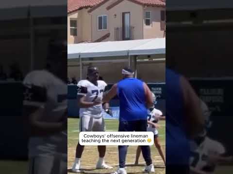 Cowboys' OL Tyler Smith is for the kids 😤 (via @dbafootball/IG)