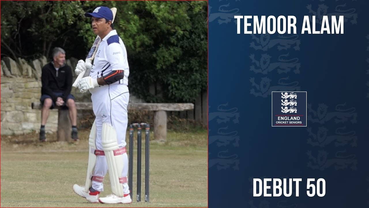 Every Run From Temoor Alam's 56 On England Debut!