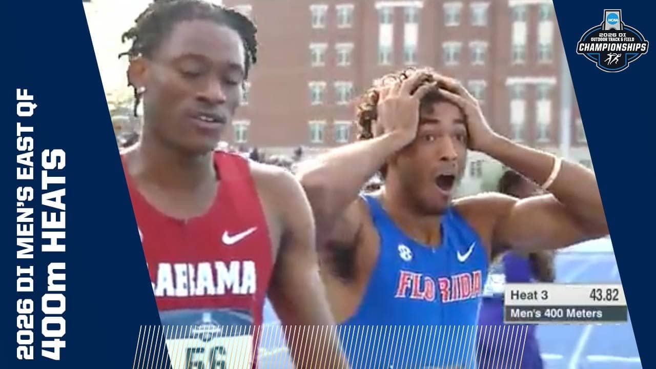 Alabama's Ogazi, Florida's Braun run No. 3 and No. 6 all-time NCAA men's 400 meters