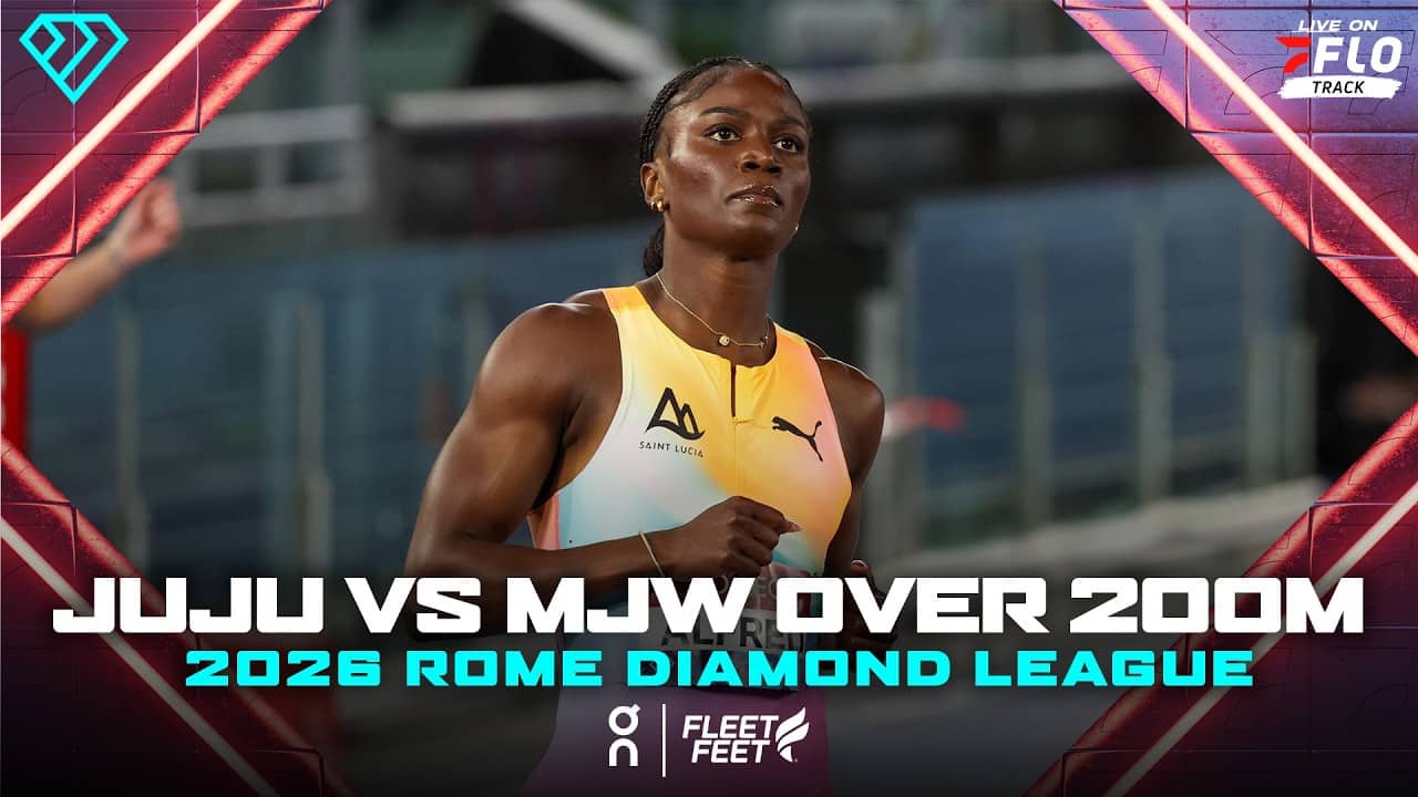 Julien Alfred Vs Melissa Jefferson-Wooden Over 200m In Rome | 2026 Rome Diamond League