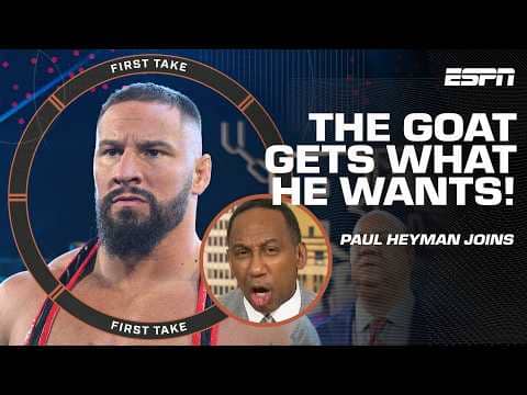 ALL OF 'THE VISION' IS PARTICIPATING IN THE ROYAL RUMBLE! 💥 Paul Heyman details... | First Take