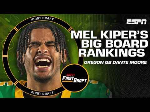 🌟Mel Kiper's FIRST TOP-25 BIG BOARD RANKINGS of 2026 NFL Draft Class🌟 w/Field Yates | First Draft🏈