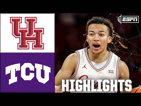 Houston Cougars vs. TCU Horned Frogs | Full Game Highlights | ESPN College Basketball