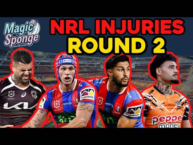 The Magic Sponge Podcast - Round 2 Injuries + get your boosts out in SuperCoach!
