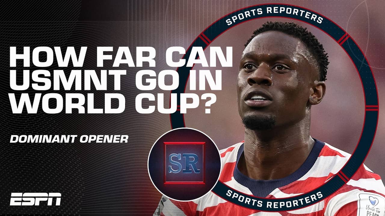 USMNT have 'REAL-WORLD EXPECTATIONS' to do something in the World Cup 👀 | The Sports Reporters