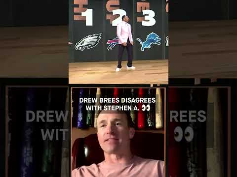 Drew Brees couldn't let Stephen A. win again 🤣