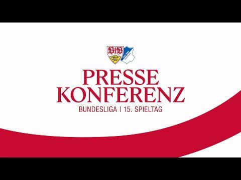 RE-LIVE Pressekonferenz: VfB Stuttgart - TSG Hoffenheim  | Bundesliga