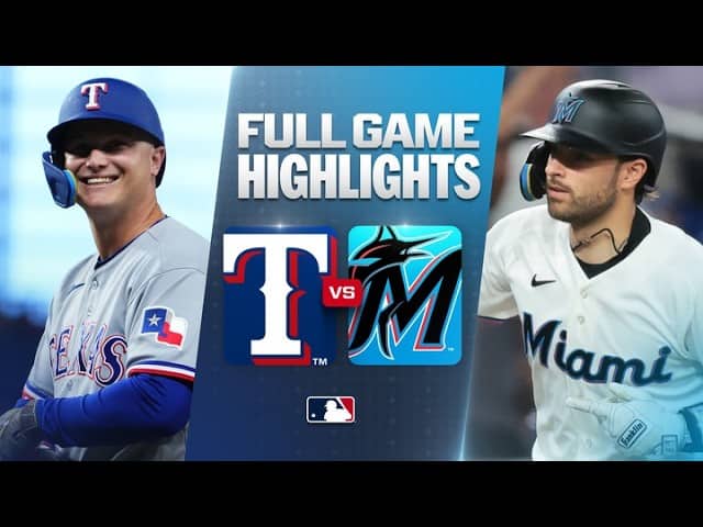 RANGERS vs. MARLINS Full Game Highlights (6/23/26) | MLB Highlights