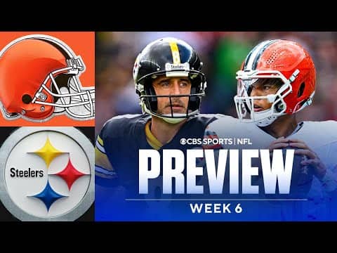 Browns vs Steelers Game Preview: Biggest Storylines, Myles Garrett vs T.J. Watt | NFL Week 6