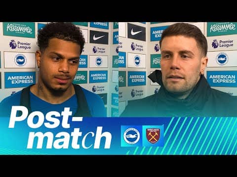 POST-MATCH | Hurzeler and Georginio | Brighton West Ham