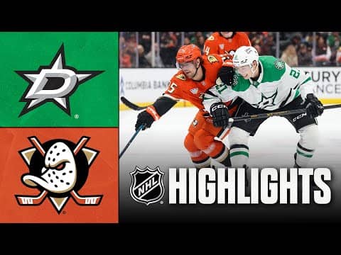 Stars vs. Ducks | NHL Highlights | December 19, 2025