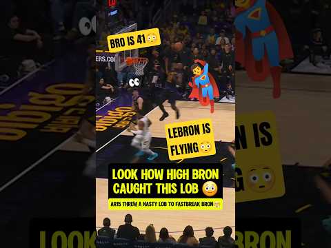 LeBron was FLYING against his Cavs👀