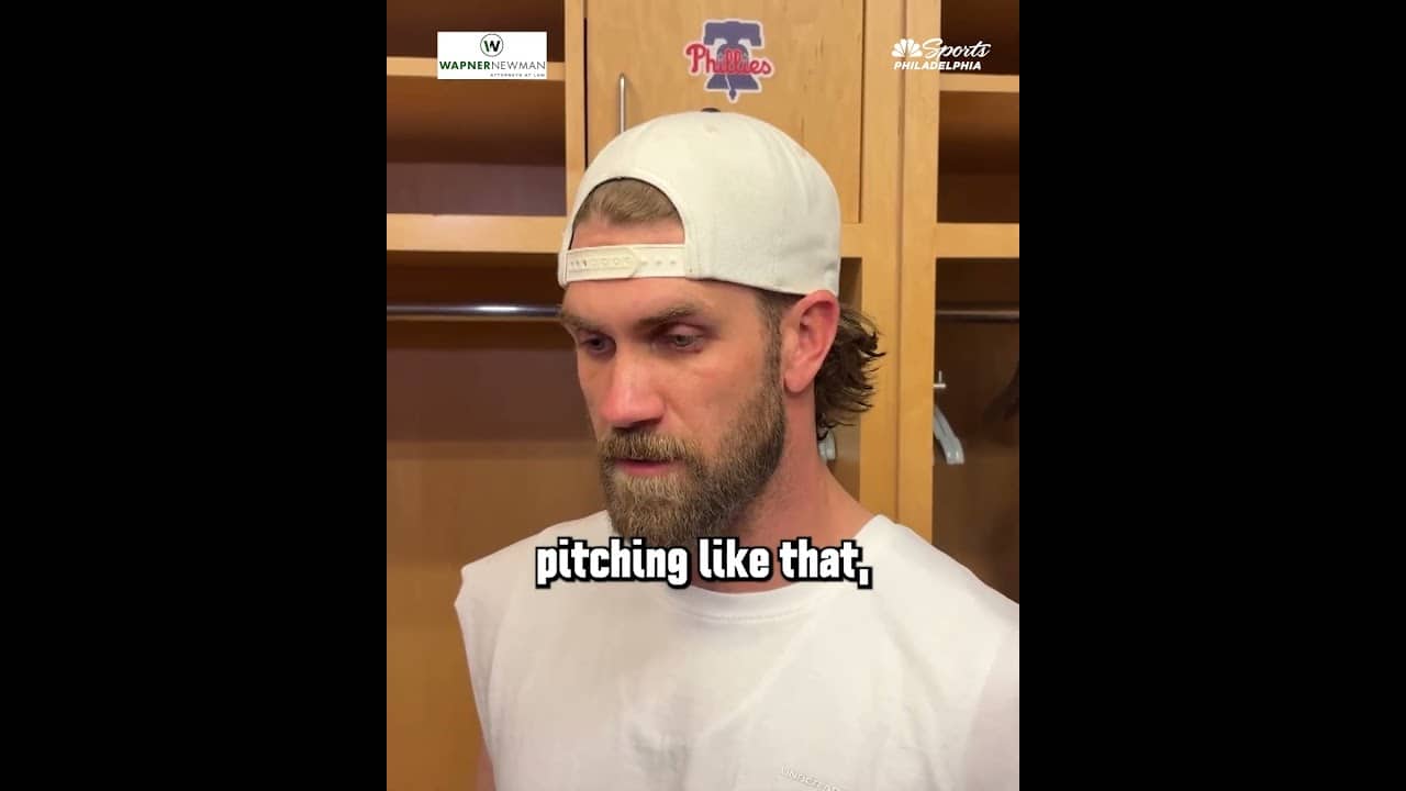Bryce Harper happy with a winning month, excited for June 👀