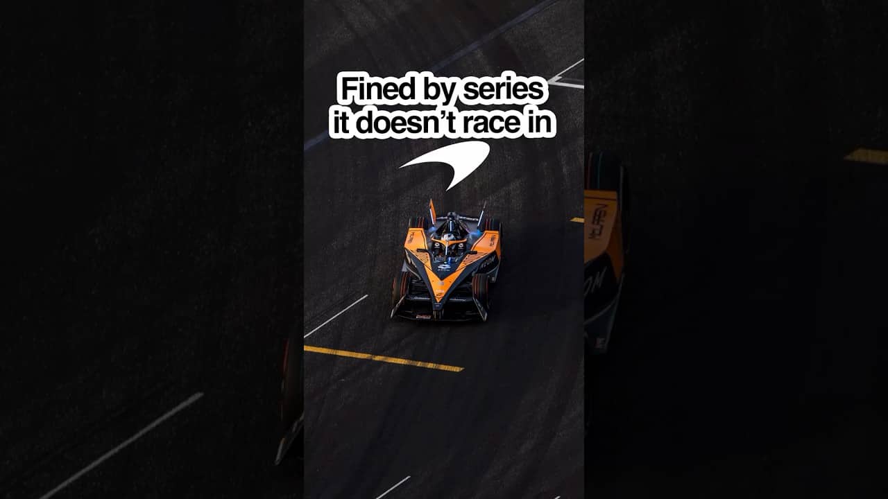McLaren fined by series it doesn't race in 🤯