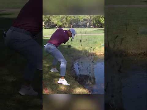 A muddy situation for last year's RBC Heritage champ 😅