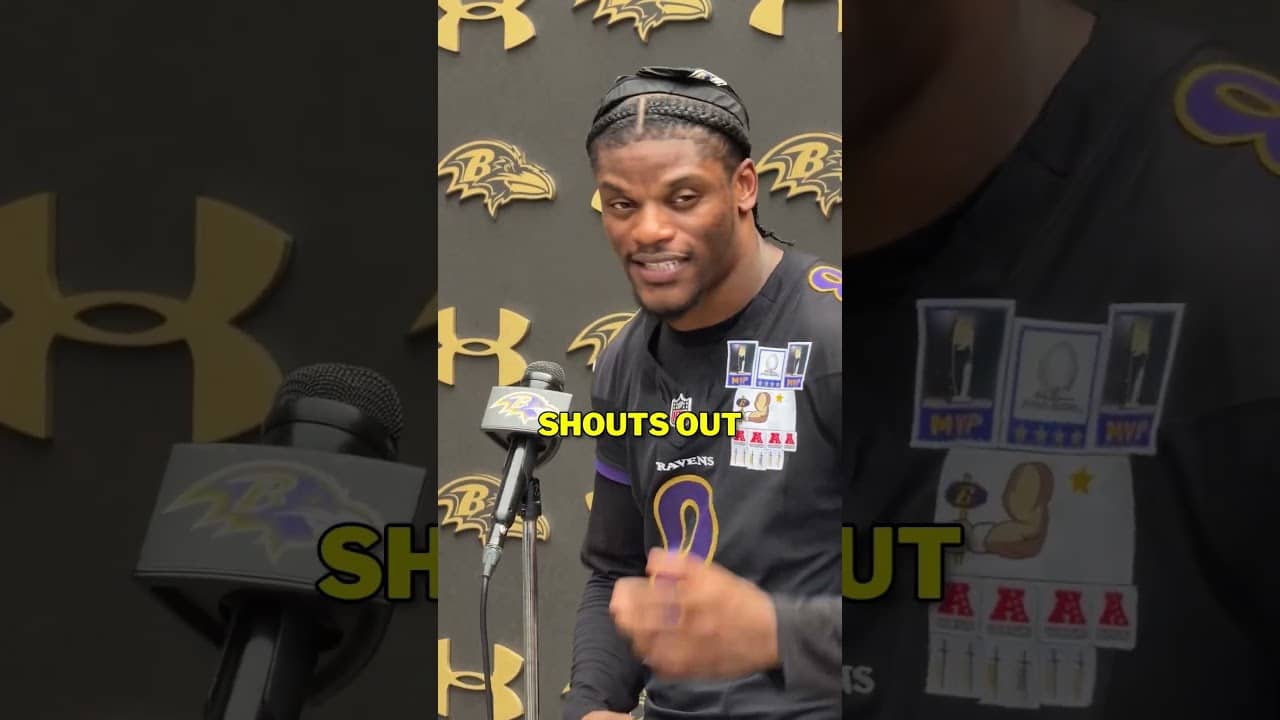 Lamar Jackson was excited to see Myles Garrett leave the AFC North 🤣