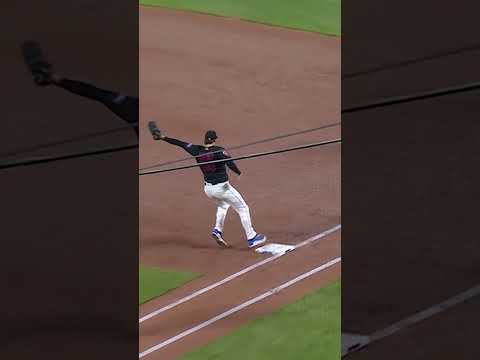 Jared Young dives to make the play!