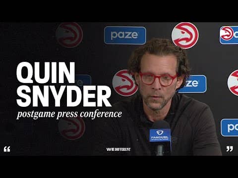 Hawks vs. Celtics Postgame Press Conference: Quin Snyder